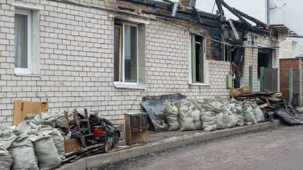 Professional Soot Cleanup technician working in Annapolis, MD
